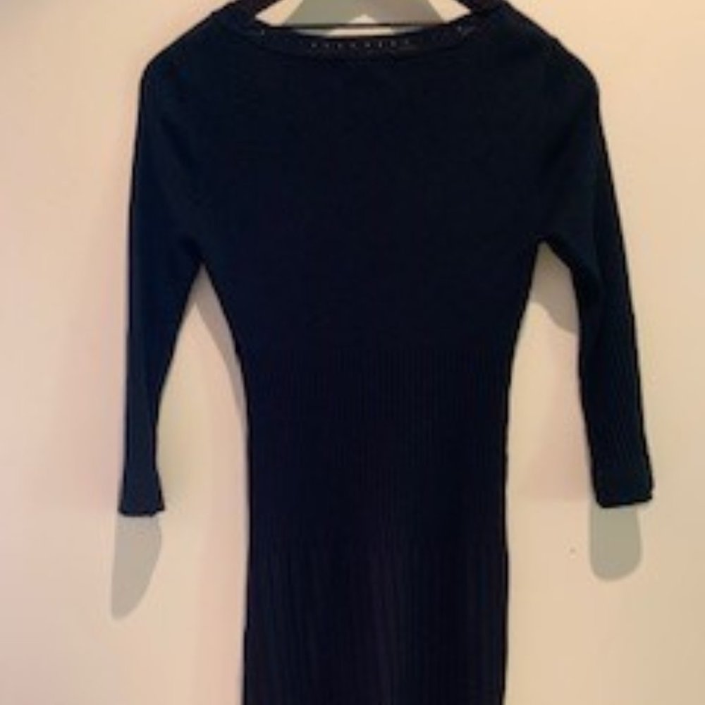 boatneck knit dress